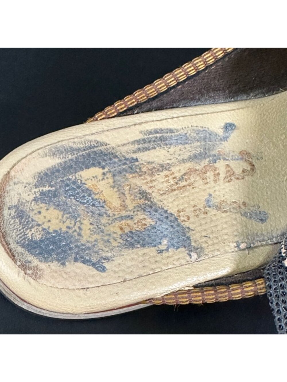 Vintage ARTEMIS Design Co Turkish KILIM MULES Handmade Slides EU Size 40 Unisex - Picture 10 of 16